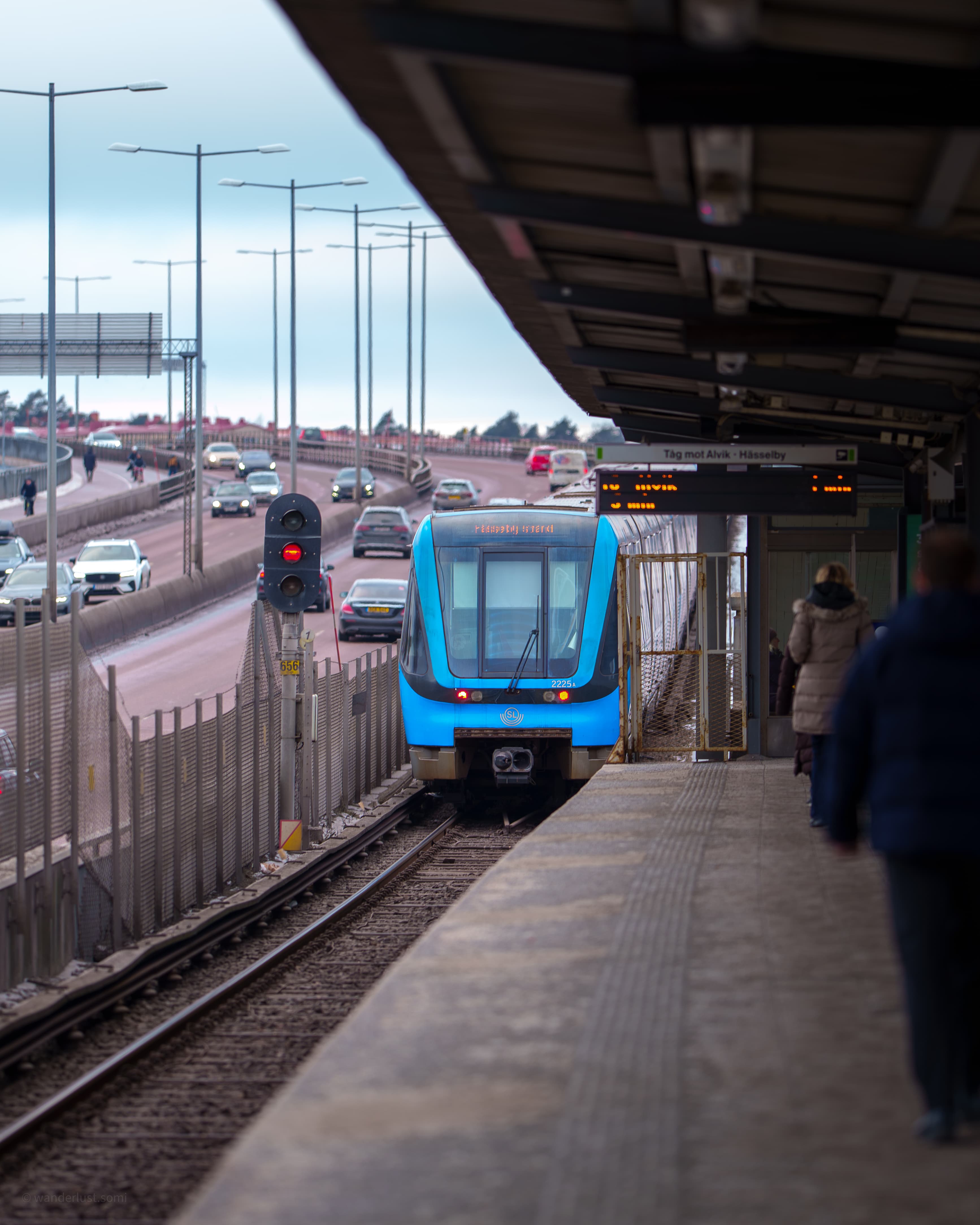SL Kristineberg - a Stockholm transit urban photograph