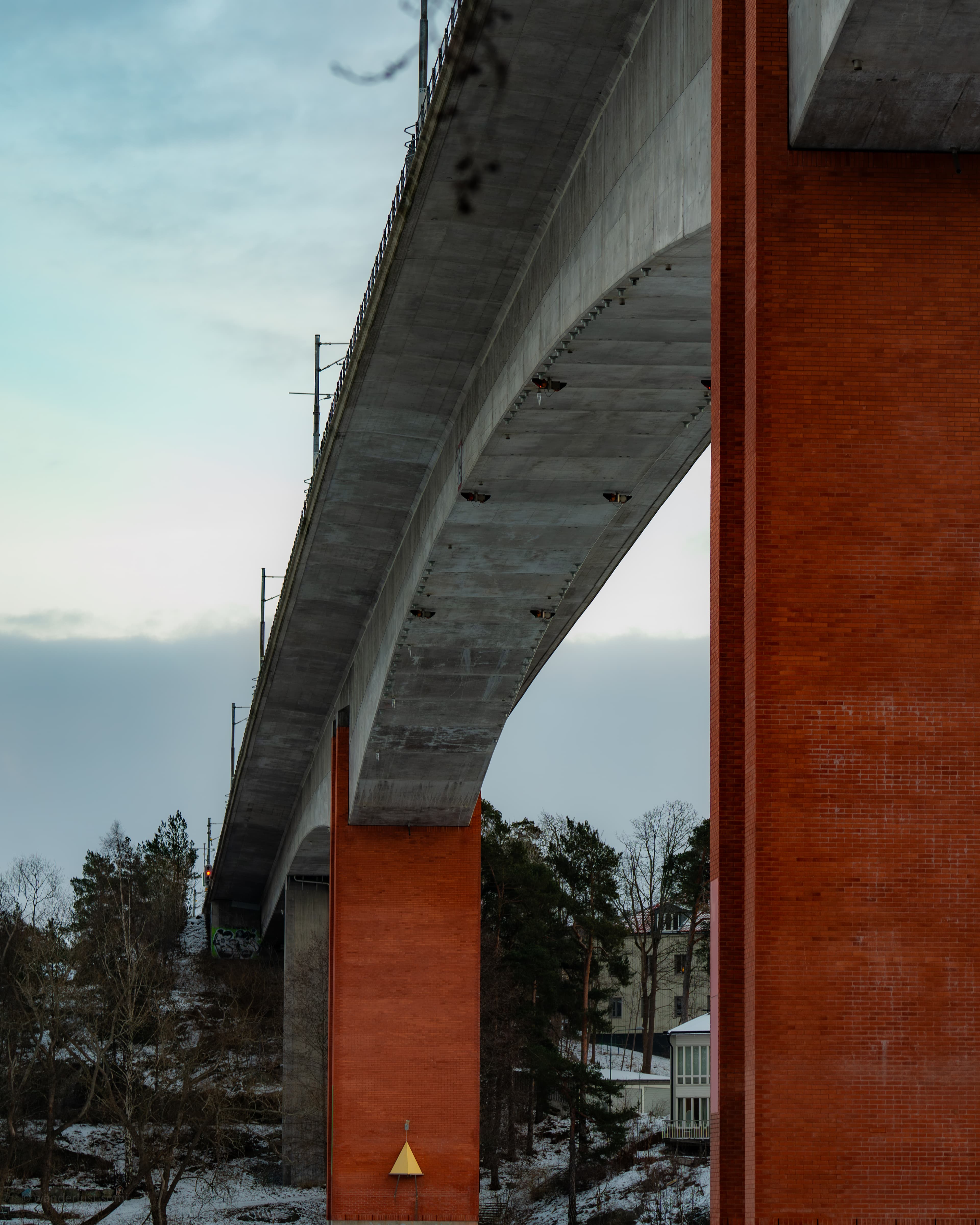 Tram Bridge 2 - an urban transit bridge photograph