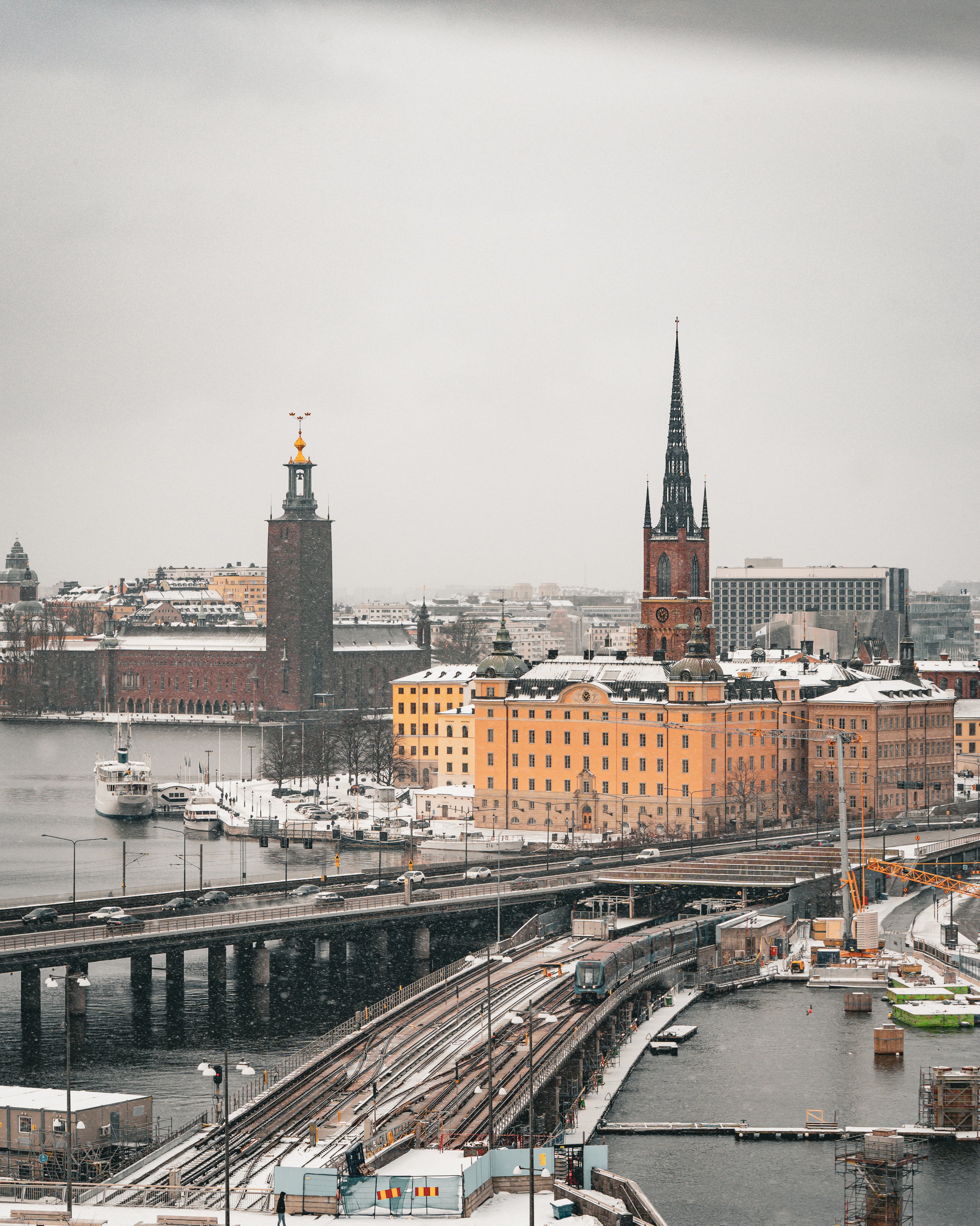 View From Slussen - a Stockholm panoramic photograph