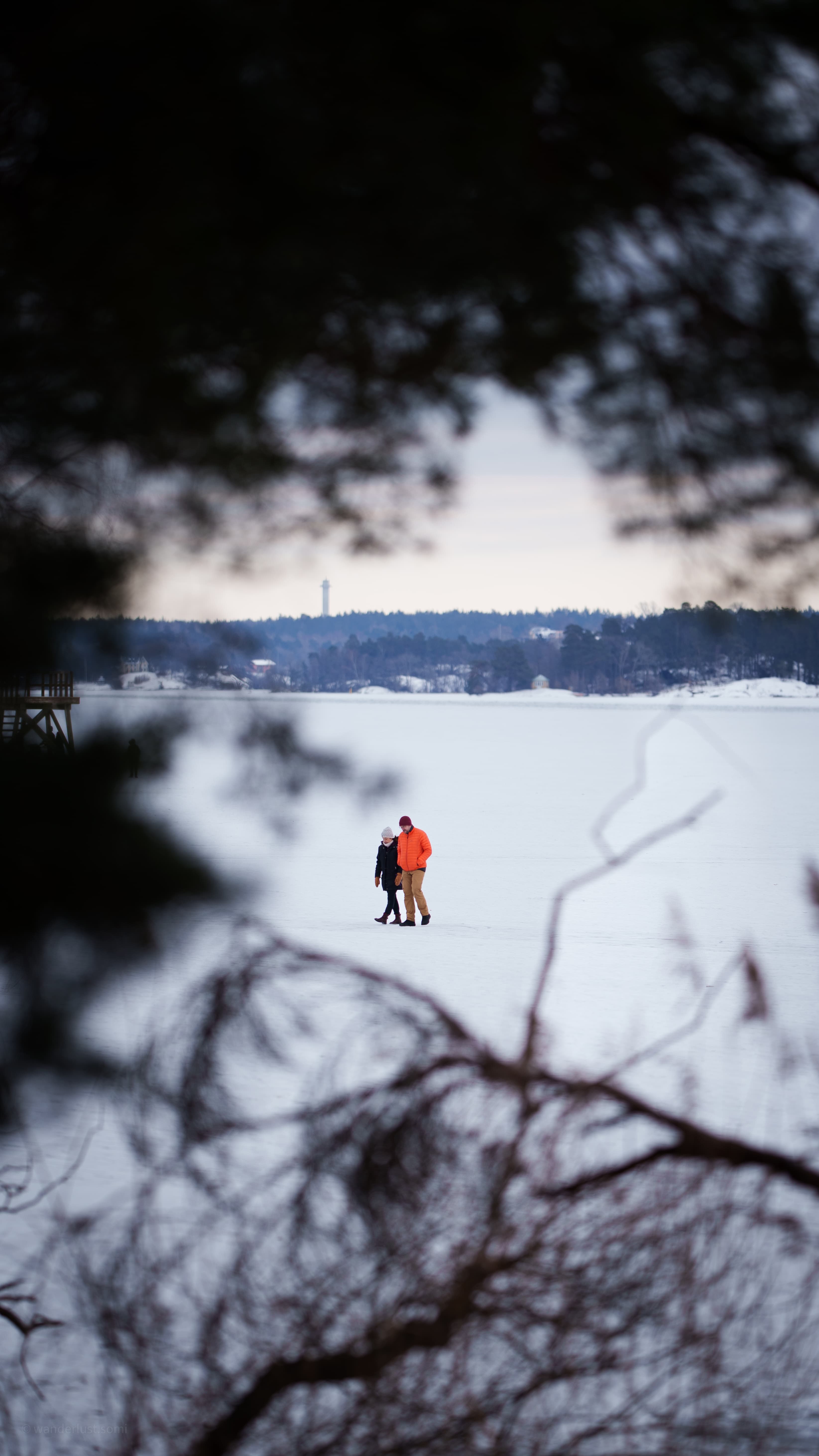 Winter Candid - a candid winter scene photograph